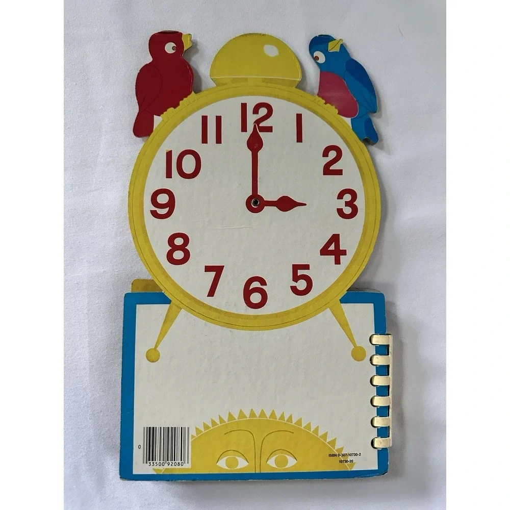 Vintage‎ The Clock Book A Golden Play And Learn Interactive Book Birds 1980
